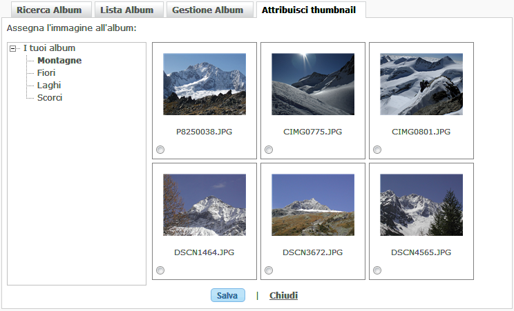 Attribuisci thumbnail