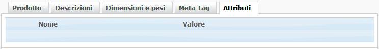 Attributi del prodotto