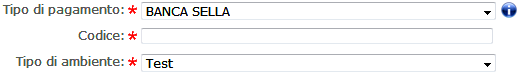 Modalità di pagamento BANCA SELLA